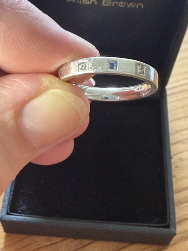 Beautiful platinum band ring - band,