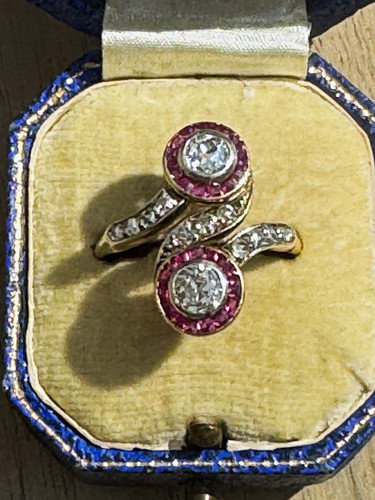 Art deco 18ct - art,