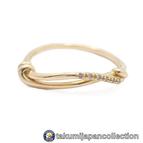 Ete layered ring k18yg - layered,