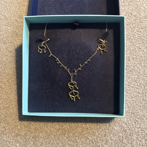 Real diamond and gold necklace - real,