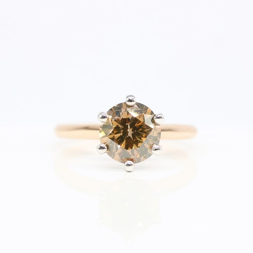 18ct rose gold diamond - gold,