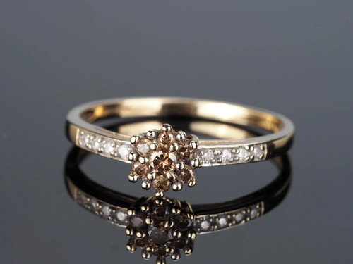 9ct gold diamond - gold, with