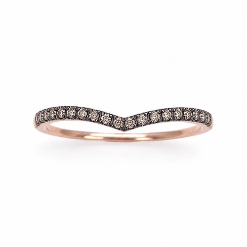 14ct rose gold brown champagne - brown,