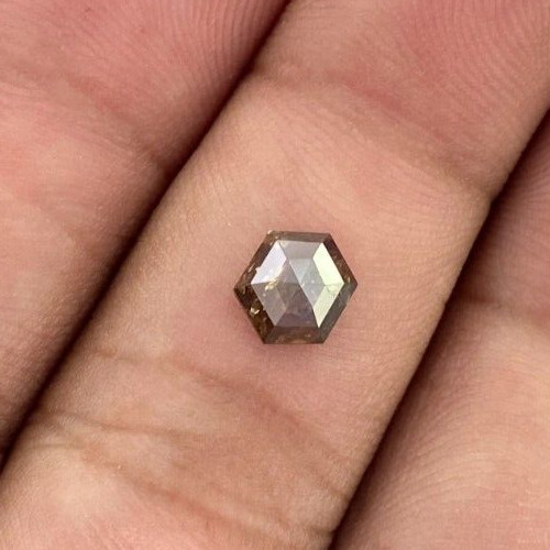 Natural loose diamond hexagon - natural,