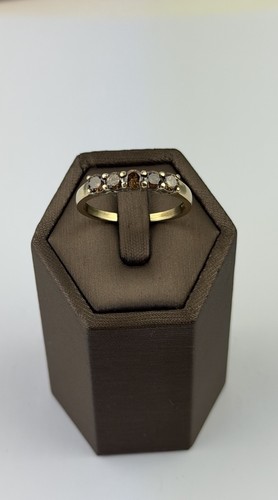 Brown diamond 9ct gold - 9ct,