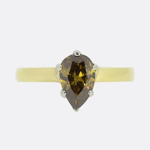 Carat fancy golden - 0.80,